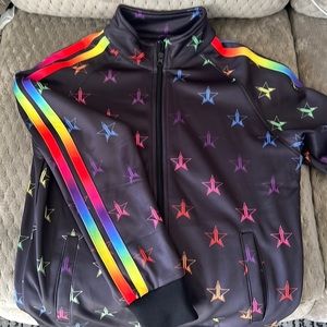 Jeffree Star rainbow track suit jacket. New.